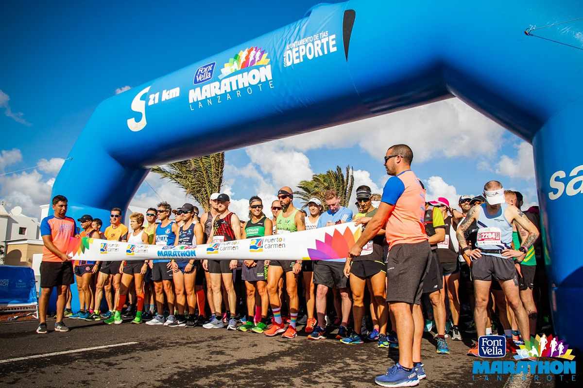 29 Font Vella Lanzarote International Marathon - salida