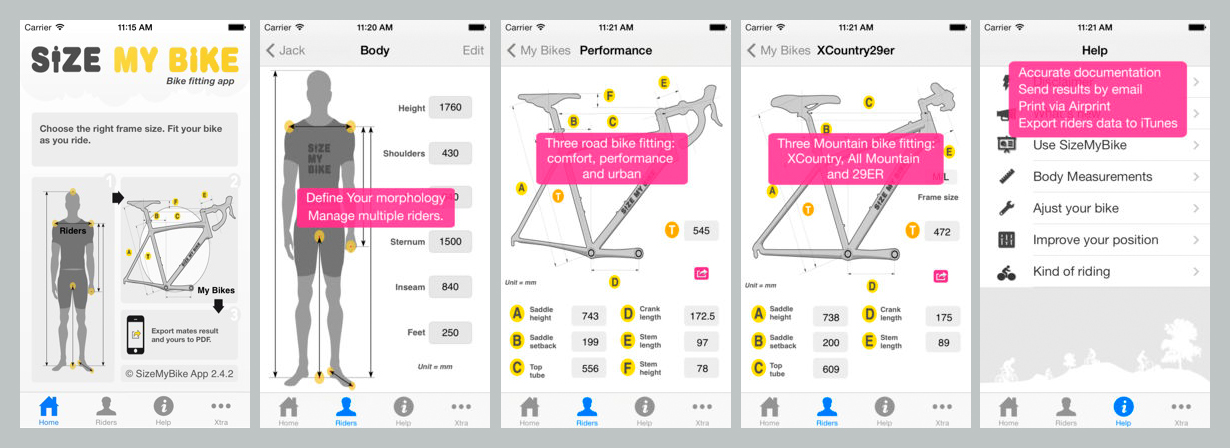 3 Apps indispensables para ciclistas-Size my bike