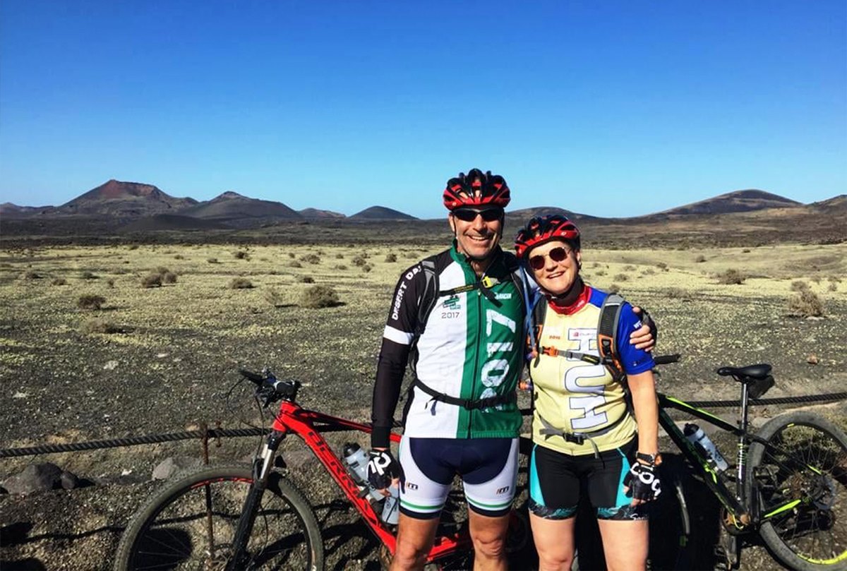 Turismo en bicicleta por Lanzarote. Pedaleando entre vinos, viñedos y volcanes - carretera 02 Papagayo Bike