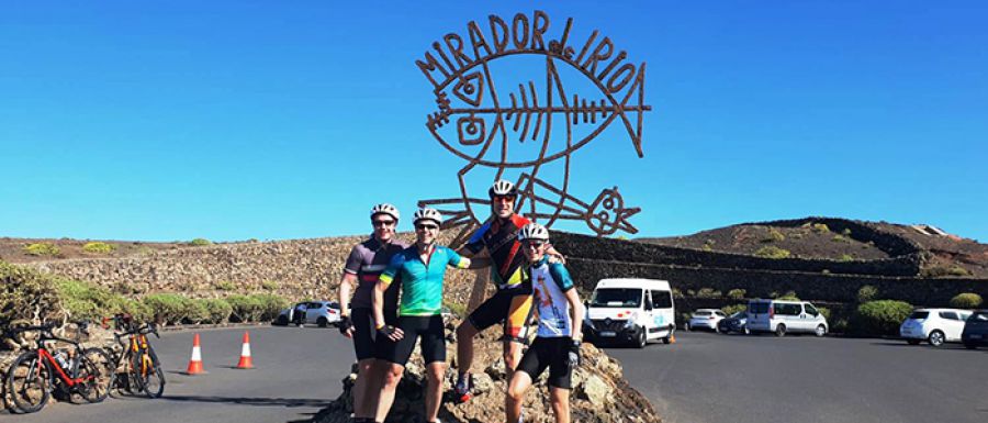 Eine Radtour durch Lanzarote. Von Costa Teguise nach Mirador del Rio.