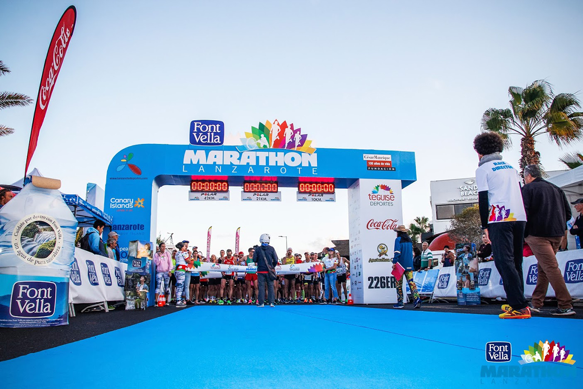 29 Font Vella Lanzarote International Marathon - sand beach