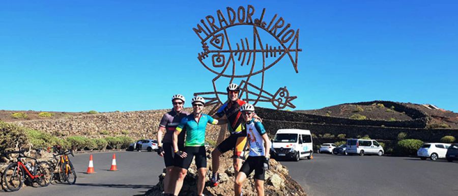 A ride through Lanzarote by bicycle. From Costa Teguise to Mirador del Rio.