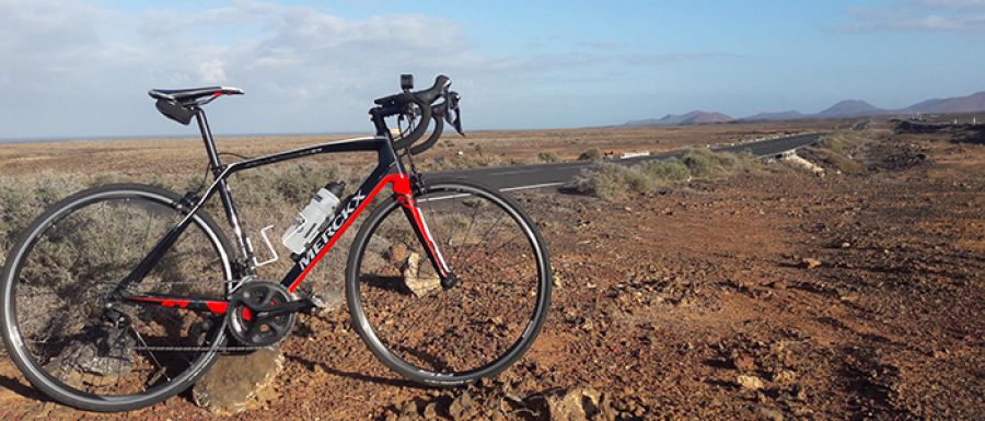 Lanzarote el paraíso para los ciclistas de carretera.